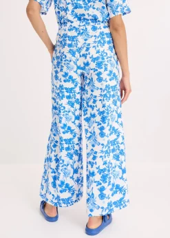 bonprix Jupe-culotte fluide en viscose mélangée|Femme Pantalons