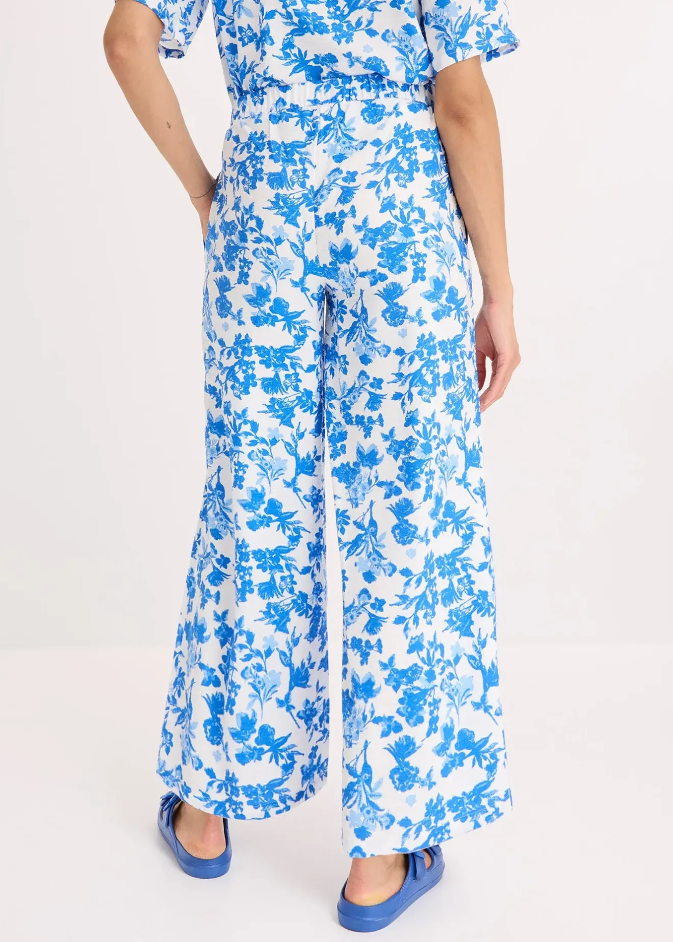 bonprix Jupe-culotte fluide en viscose mélangée|Femme Pantalons