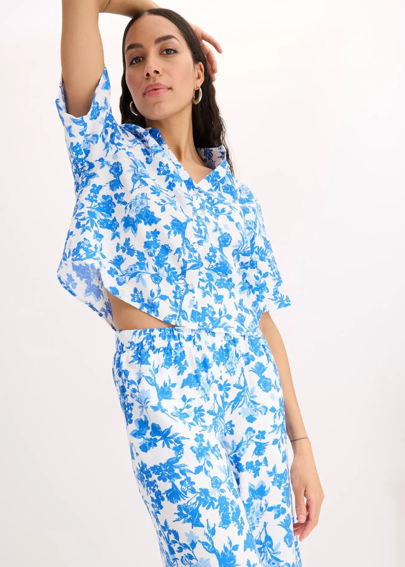 bonprix Jupe-culotte fluide en viscose mélangée|Femme Pantalons