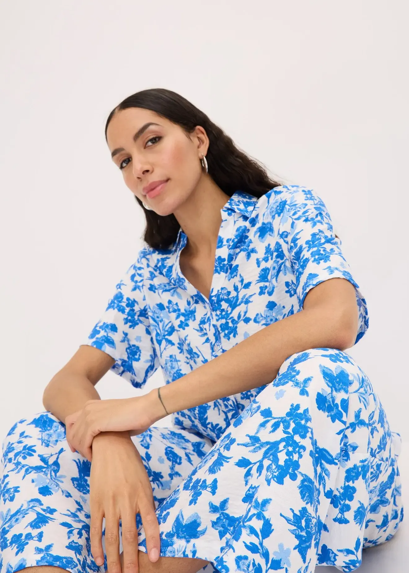 bonprix Jupe-culotte fluide en viscose mélangée|Femme Pantalons