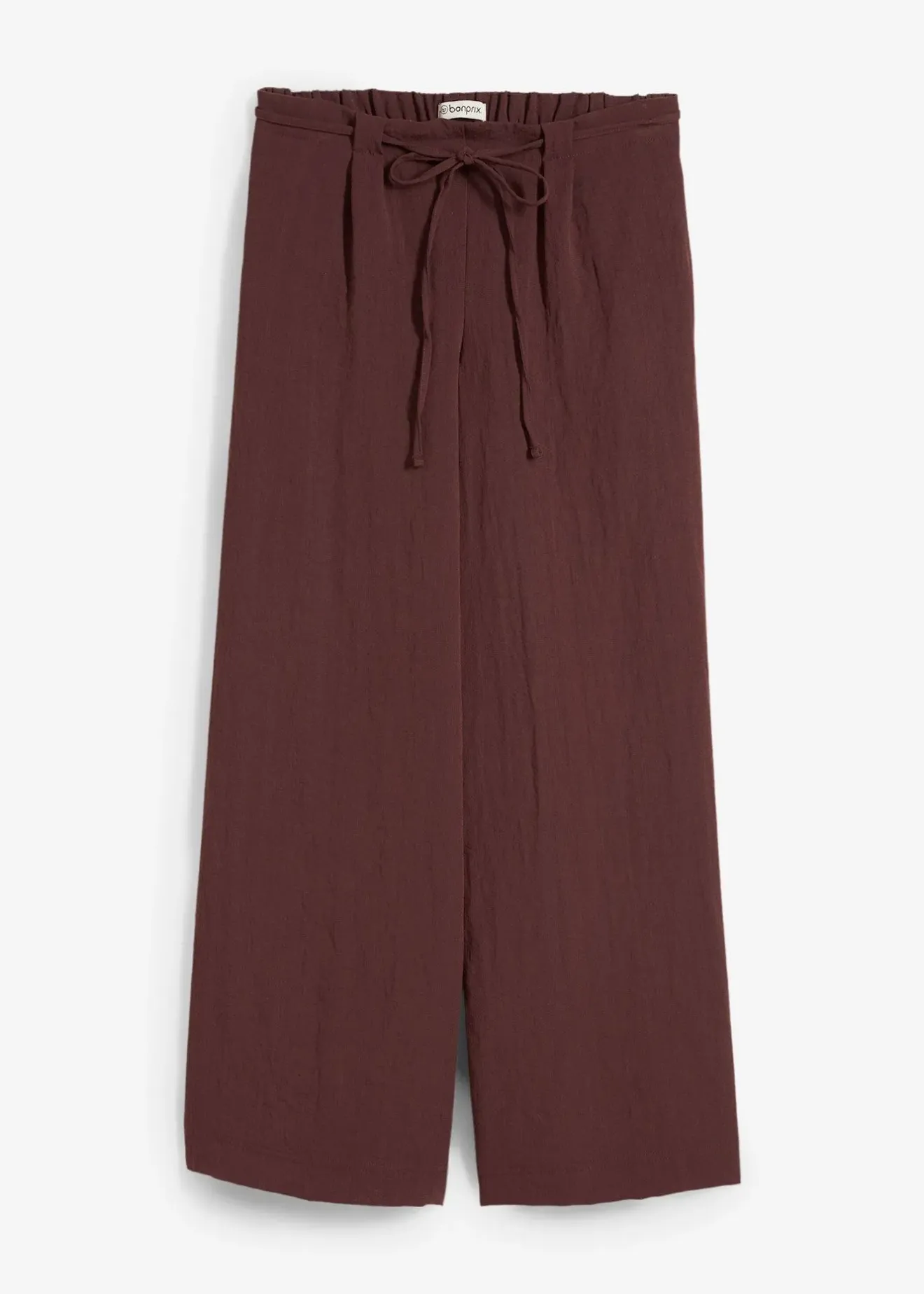 Femme bonprix Pantalons|Jupe-culotte fluide en viscose mélangée