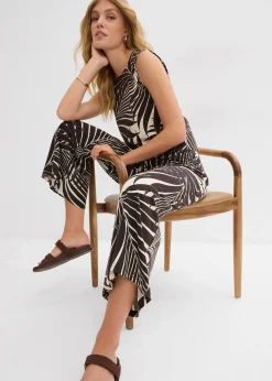 bonprix Jupe-culotte fluide en viscose mélangée|Femme Pantalons