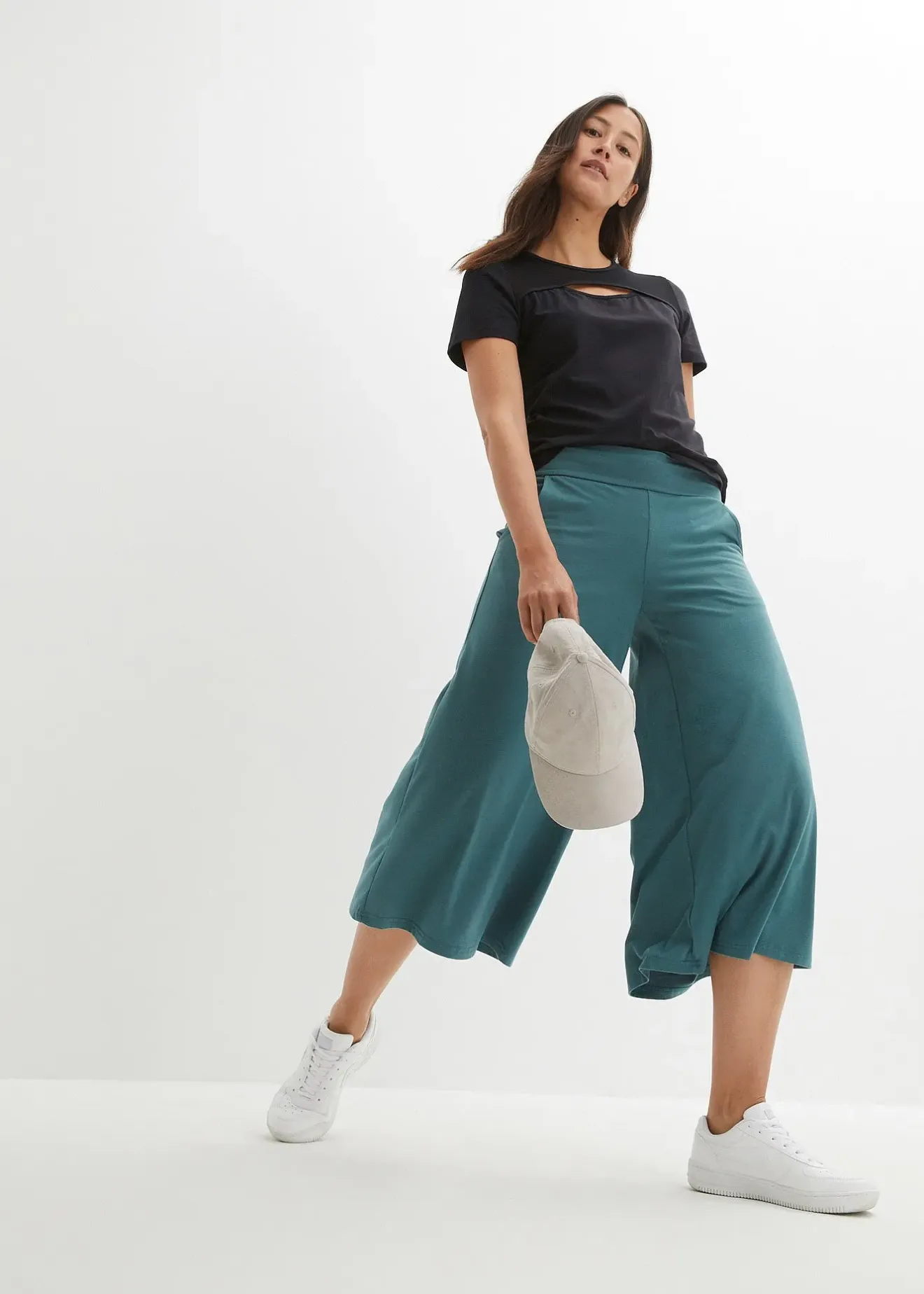 Femme bonprix Homewear|Homewear|Jupe-culotte fluide et ample