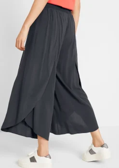 Femme bonprix Pantalons|Jupe-culotte longueur mollet en viscose