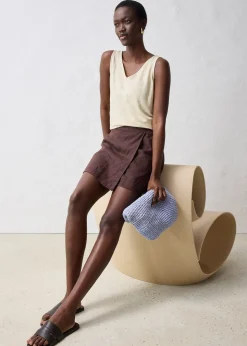 Femme bonprix Premium|Shorts|Jupe-short 100% lin