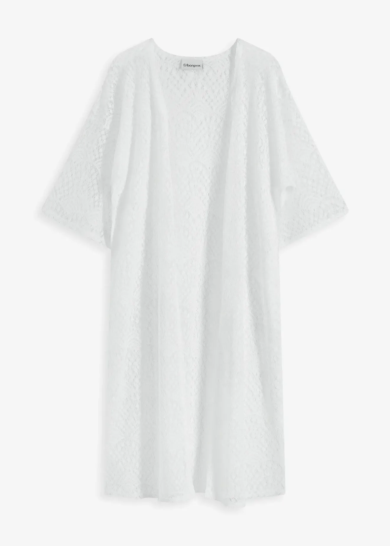 bonprix Kimono de plage transparent|Femme Vêtements De Plage|Chemisiers