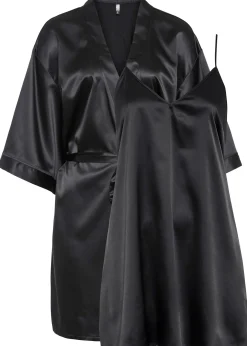 bonprix Kimono et nuisette (Ens. 2 pces.)|Femme Guêpières & Déshabillés|Peignoirs