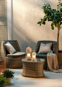 bonprix Jardin & Balcon·Déco De Jardin & Éclairage|Déco De Jardin & Éclairage|Lanternes de jardin en verre (ens. 2 pces)