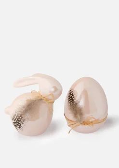 bonprix Lapin et œuf de Pâques (ens. 2 pces)| Salon·Décoration|Accessoires Déco