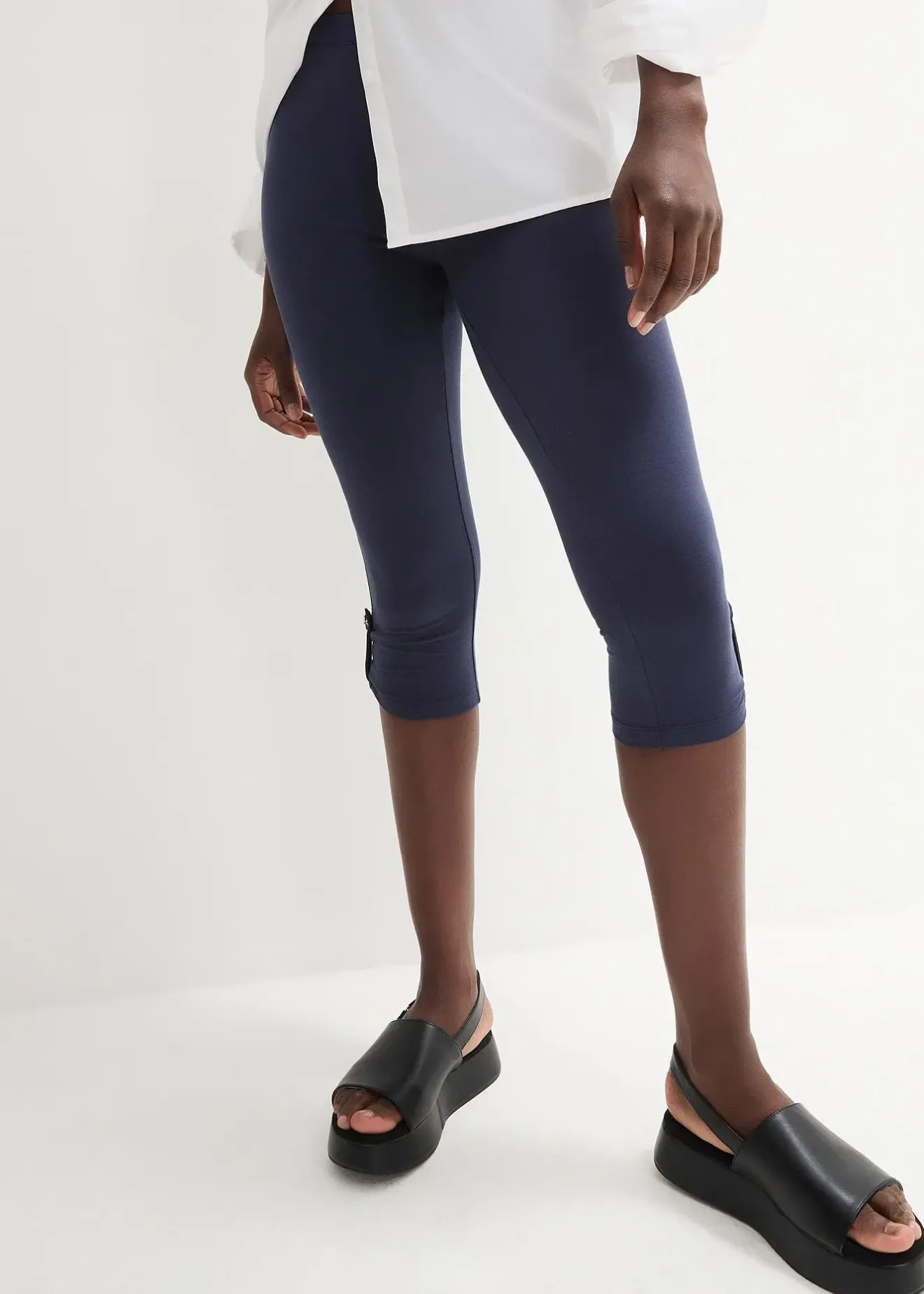 bonprix Legging 3/4 en coton|Femme Pantalons