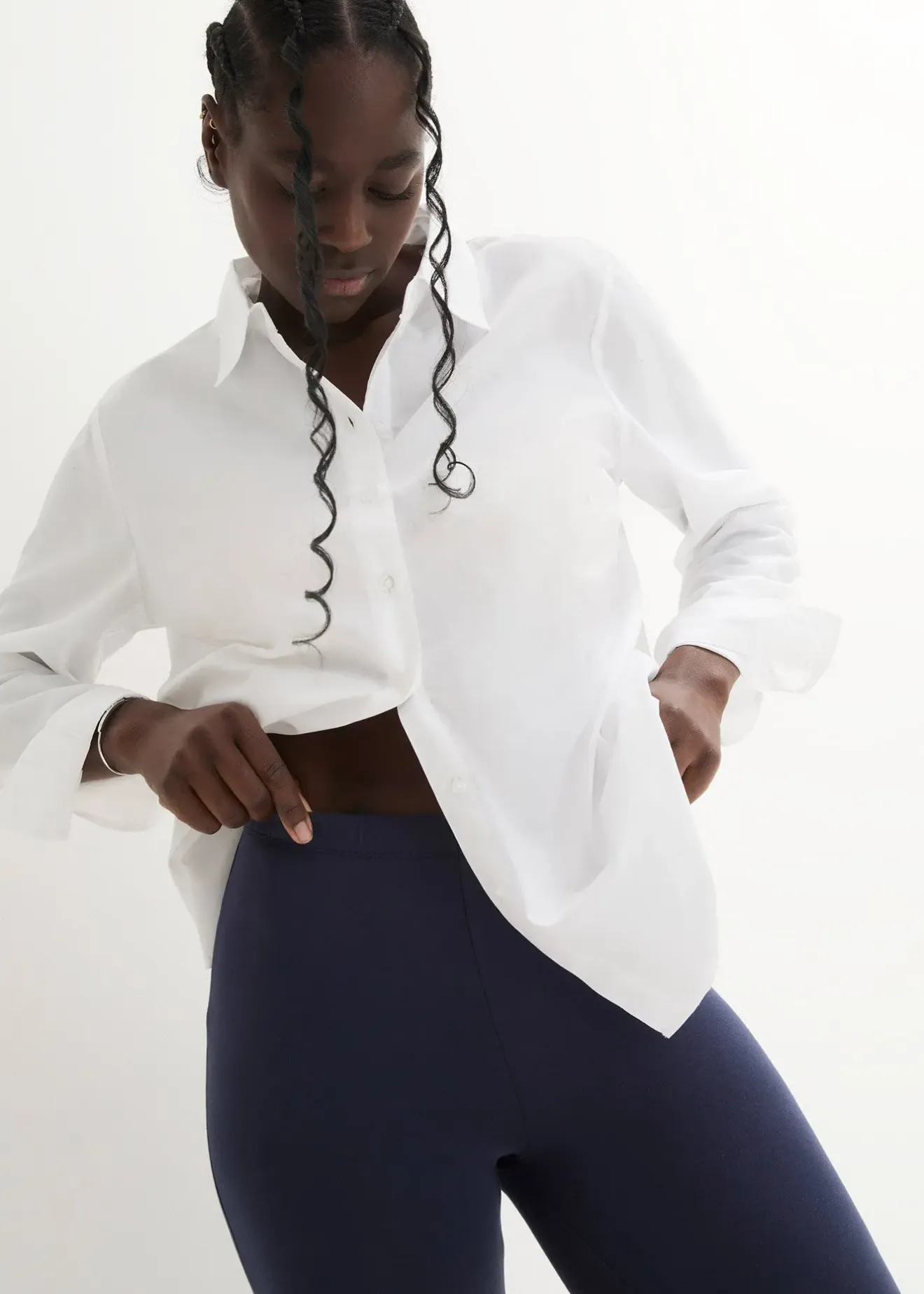 bonprix Legging 3/4 en coton|Femme Pantalons