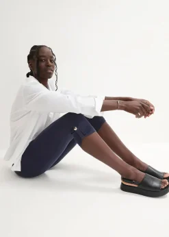 bonprix Legging 3/4 en coton|Femme Pantalons