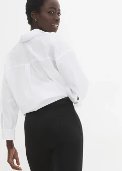 bonprix Legging 3/4 en coton extensible|Femme Pantalons