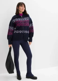 bonprix Legging avec fermeture zippée dans la couture|Femme Pantalons