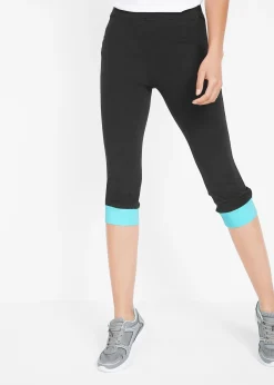 bonprix Legging capri à finitions contrastantes|Femme Pantalons
