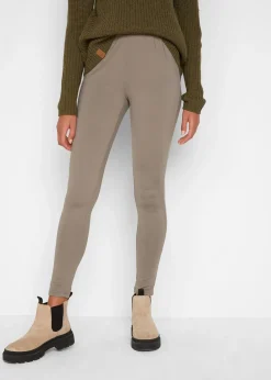 Femme bonprix Vêtements Thermiques|Pantalons|Legging chaud à taille élastiquée