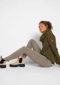 Femme bonprix Vêtements Thermiques|Pantalons|Legging chaud à taille élastiquée
