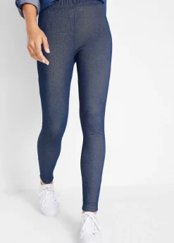 bonprix Legging chaud aspect jean|Femme Vêtements Thermiques|Pantalons