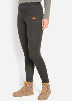 Femme bonprix Pantalons|Legging chaud avec doublure peluche