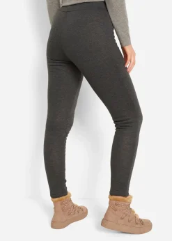 Femme bonprix Pantalons|Legging chaud avec doublure peluche