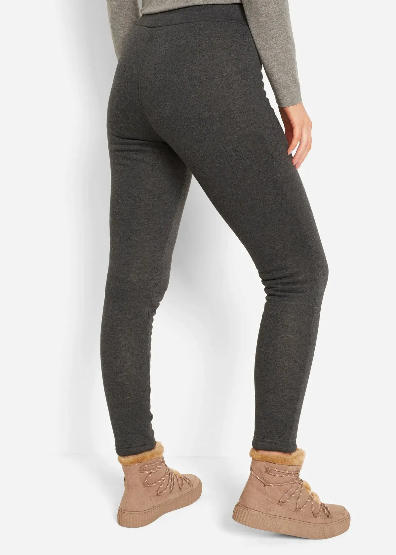 Femme bonprix Pantalons|Legging chaud avec doublure peluche