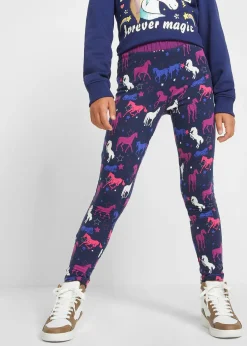 bonprix Legging chaud avec motif cheval|Enfant Vêtements Enfant|Filles 2-8 Ans·Jeans & Pantalons