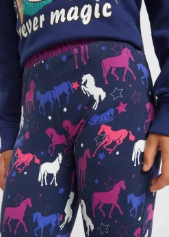 bonprix Legging chaud avec motif cheval|Enfant Vêtements Enfant|Filles 2-8 Ans·Jeans & Pantalons