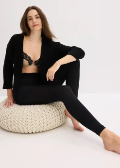 bonprix Legging chaud 140D|Femme Lingerie Thermo|Pantalons