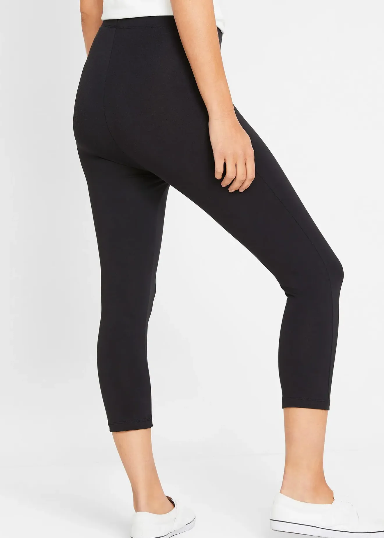 bonprix Legging corsaire à taille extensible|Femme Basiques|Pantalons