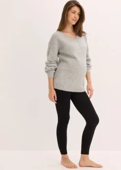 bonprix Legging de grossesse en polaire thermique 140den|Femme Lingerie Thermo|Maternité
