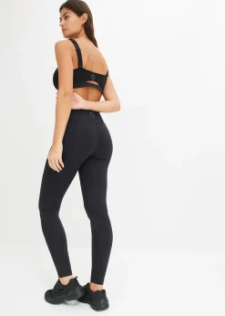 bonprix Legging de sport confortable avec poche pour portable, séchage rapide|Femme Vêtements De Sport|Pantalons