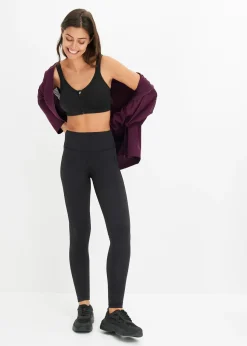 bonprix Legging de sport confortable avec poche pour portable, séchage rapide|Femme Vêtements De Sport|Pantalons