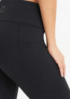 bonprix Legging de sport confortable avec poche pour portable, séchage rapide|Femme Vêtements De Sport|Pantalons