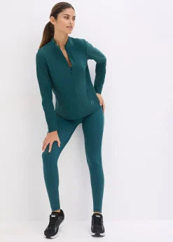 bonprix Legging de sport confortable avec poche pour portable, séchage rapide|Femme Vêtements De Sport|Pantalons