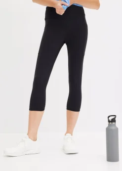 bonprix Legging de sport confortable, longueur corsaire, avec poche pour le portable, séchage rapide|Femme Vêtements De Sport|Pantalons