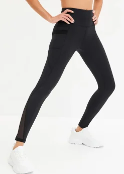 Femme bonprix Vêtements De Sport|Pantalons|Legging de sport confortable avec mesh et poche pour portable
