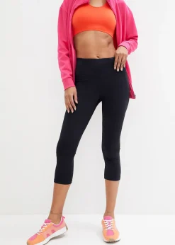 bonprix Legging de sport sculptant avec poche, longueur 3/4|Femme Vêtements De Sport|Pantalons