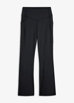 Femme bonprix Vêtements De Sport|Pantalons|Legging de sport évasé et confortable avec poche portable, séchage rapide