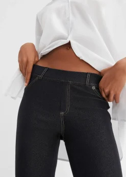 Femme bonprix Pantalons|Legging effet jean