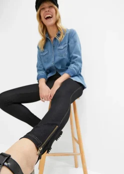 Femme bonprix Pantalons|Legging effet jean