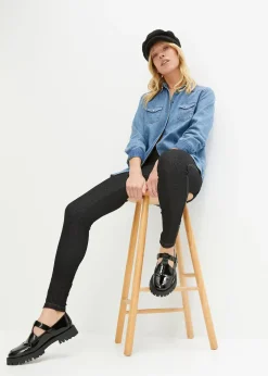 Femme bonprix Pantalons|Legging effet jean