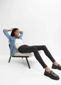 Femme bonprix Pantalons|Legging effet jean