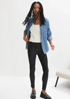 Femme bonprix Pantalons|Legging effet jean