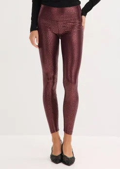 bonprix Legging en tissu enduit ultra-brillant|Femme Pantalons