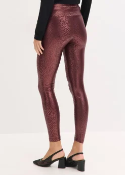 bonprix Legging en tissu enduit ultra-brillant|Femme Pantalons
