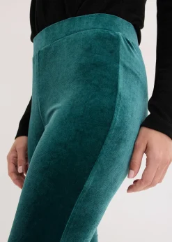 bonprix Legging en velours doux|Femme Pantalons