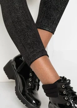 bonprix Legging scintillant en velours|Femme Tailles Petite|Pantalons