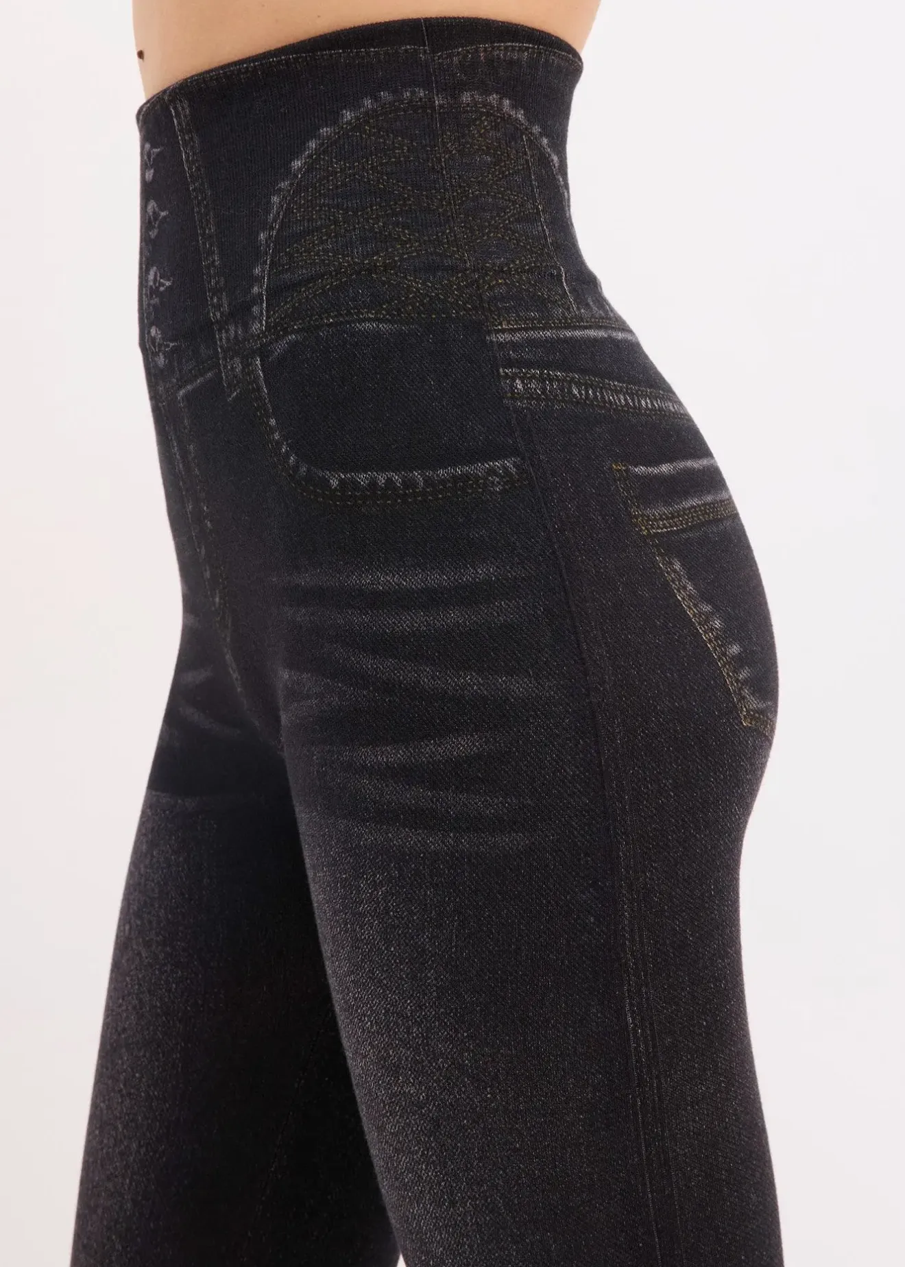 bonprix Legging sculptant effet jean|Femme Lingerie Sculptante|Chaussettes & Collants