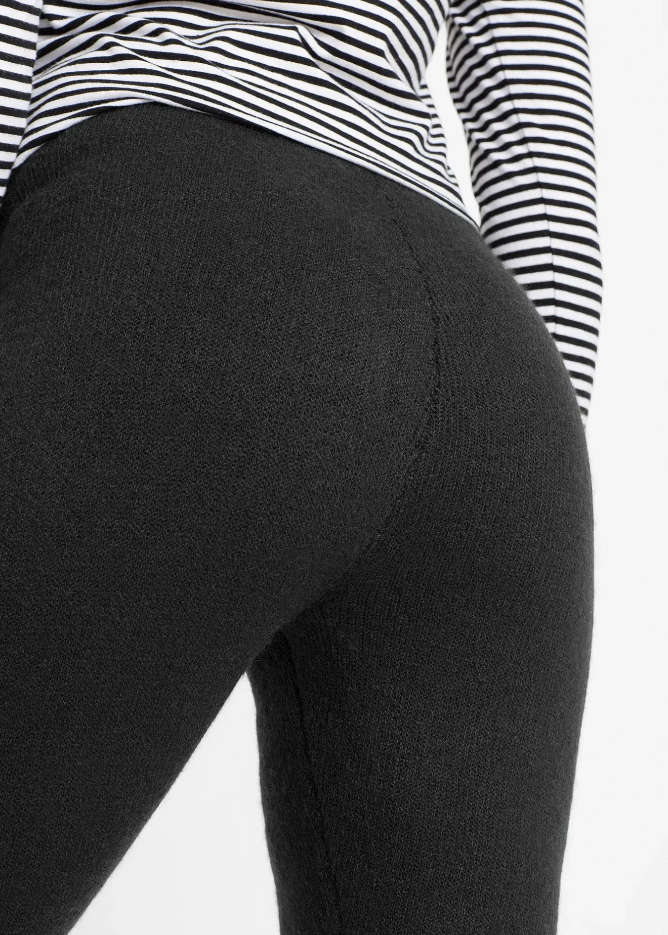 Femme bonprix Vêtements Thermiques|Pantalons|Legging thermique avec finitions côtelées