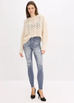 Femme bonprix Lingerie Thermo|Pantalons|Legging thermique avec intérieur doux